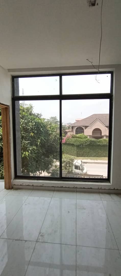 sliding door with top fixed light